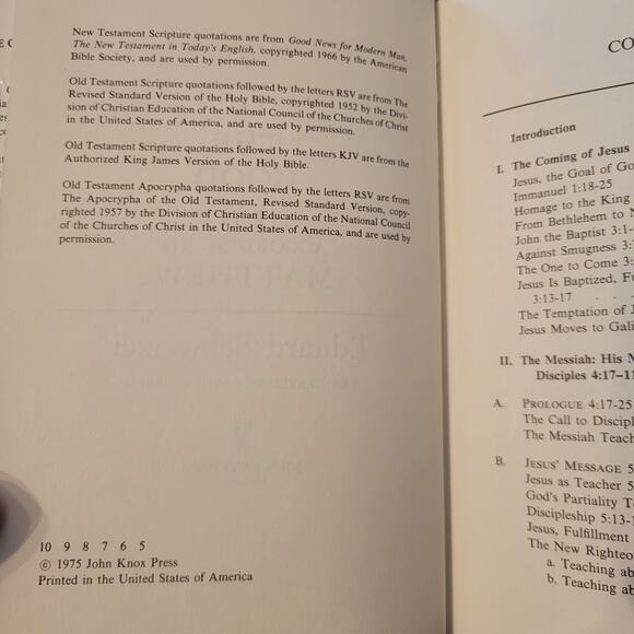 Eduard Schweizer Book Bundle of 3: Good News According to...Matthew, Mark, Luke - Picture 9 of 11